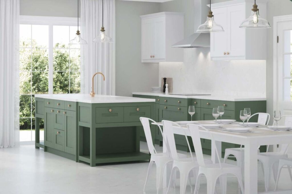 Two Toned Kitchen Cabinets 1024x683 