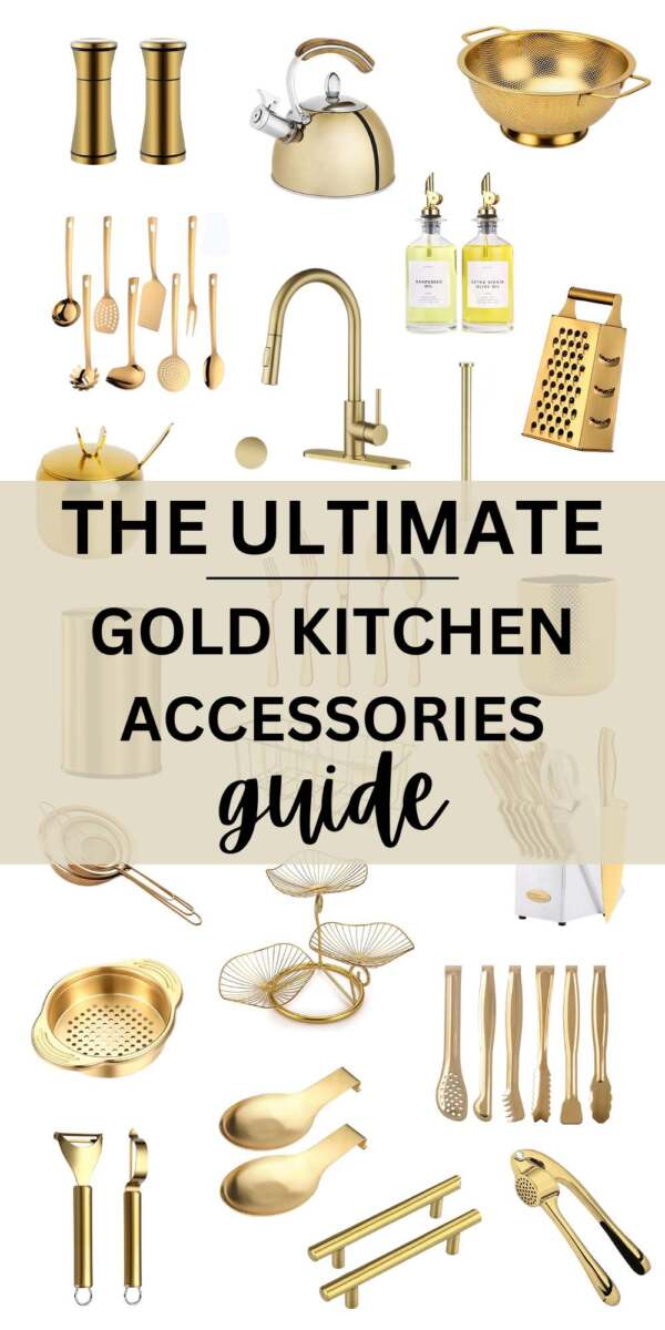 Gold Kitchen Accessories