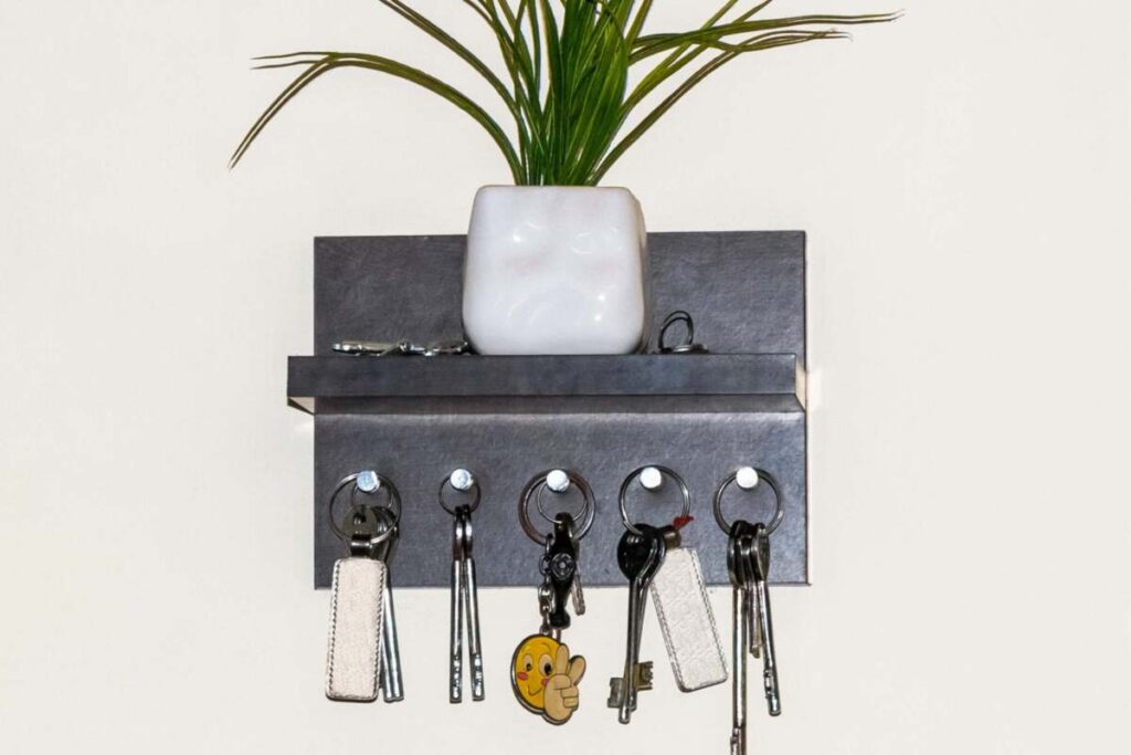 key holder on a wall